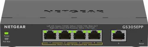 Netgear GS305EPP-100PES 5PT GE PLUS SWCH W/ HI-PWR - 1912669