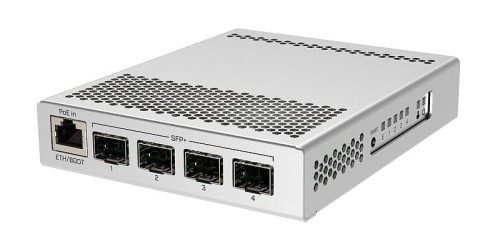 Mikrotik CRS305-1G-4S+IN switch zarządzalny Gigabit Ethernet (10/100/1000) obsługa PoE Biały - 1912572