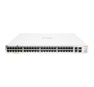 Aruba Instant On 1960 48G 40p Class4 8p Class6 PoE 2XGT 2SFP+ 600W Zarządzany L2+ Gigabit Ethernet (10/100/1000) Obsługa PoE 1U Biały