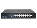 AVIZIO SWITCH NIEZARZĄDZALNY 16 PORTÓW RJ45 POE 100MB/S + 2 PORTY RJ45 UPLINK 1GB/S (BUDŻET MOCY 150W) - 1912711