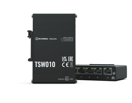 TELTONIKA TSW010 Din Rail Switch - 1912789