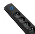 Listwa zasilająca antyprzepięciowa Qoltec 6 gniazd | 3m - 914446