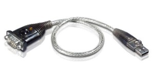 Kabel ATEN UC-232A (0,40m; USB M - RS-232 M; kolor srebrny)