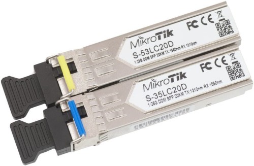 MikroTik  Moduł SFP S-3553LC20D 1,25Gb/s, 20km - 1914657