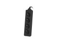 Listwa przedłużacz Lanberg 1m UPS czarna 4x 230V PL - 1916486