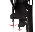 Uchwyt sufitowy do monitora B TECH BT8424-150/B 1MBTM071 (39" - 65"; do 1 ekranu; sufitowy) - 1125687