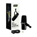 Shure MV7+-K - Mikrofon lektorski/wokalny ze złączem XLR/USB-C Czarny - 1916803