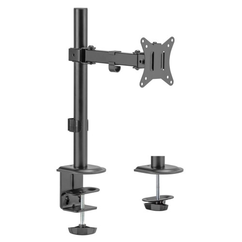 Uchwyt biurkowy do monitora LCD Maclean MC-572N pojedyncze ramię, VESA 75x75 oraz 100x100, 17-32", 9kg - 1917583
