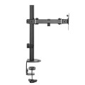 Uchwyt biurkowy do monitora LCD Maclean MC-572N pojedyncze ramię, VESA 75x75 oraz 100x100, 17-32", 9kg - 1917585