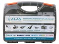 Zestaw narzędzi instalatorskich w walizce (tester, nóż LSA, zaciskarka, stripper, wtyki RJ45) ALANTEC - 1920318