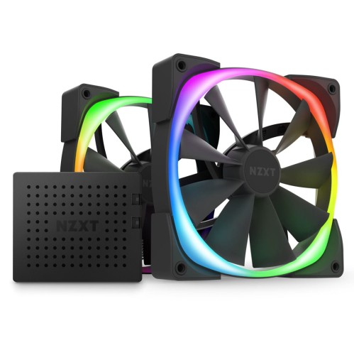 NZXT Aer RGB 2, wentylator PWM, 140mm, opakowanie 2 szt. - 1920758