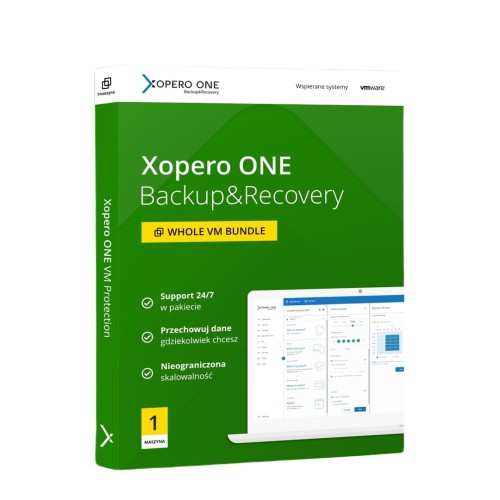 Xopero ONE Lifetime 1x Virtual Agent Per Virtual Machine + Maintanance & Support Standard - Renewal 3 years - 1593246