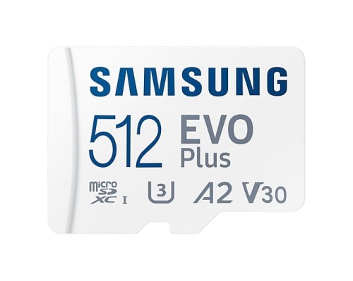 Karta pamięci Samsung EVO Plus microSDXC 512GB (130 MB/s) + adapter - 1922018