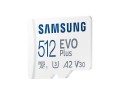 Karta pamięci Samsung EVO Plus microSDXC 512GB (130 MB/s) + adapter - 1852271