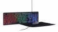 Zestaw 3 w 1 klawiatura multimedialna z podświetleniem RGB z myszką i podkładką Gembird KBS-UML-01 - 1923387
