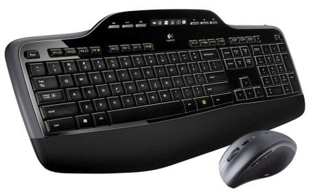 Zestaw bezprzewodowy klawiatura + mysz Logitech MK710 czarny - 1923403