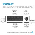 Zestaw bezprzewodowy klawiatura i mysz HP 330 (czarny) - 1503241