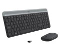 Zestaw bezprzewodowy klawiatura + mysz Logitech MK470 Slim Combo czarny - 1923417