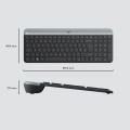Zestaw bezprzewodowy klawiatura + mysz Logitech MK470 Slim Combo czarny - 1066543