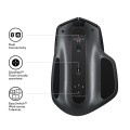 Mysz Logitech Master 910-005139 (laserowa; 4000 DPI; kolor grafitowy) - 784123