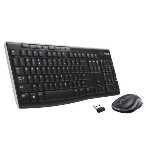 Zestaw bezprzewodowy klawiatura + mysz Logitech MK270 czarny - 1923299