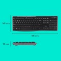 Zestaw bezprzewodowy klawiatura + mysz Logitech MK270 czarny - 1066383