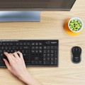 Zestaw bezprzewodowy klawiatura + mysz Logitech MK270 czarny - 1523621