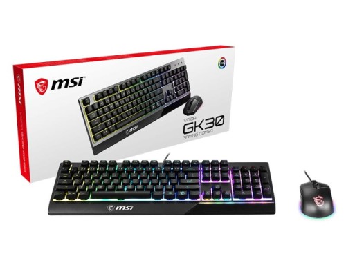 Zestaw klawiatura + mysz MSI VIGOR GK30 COMBO US - 1923372