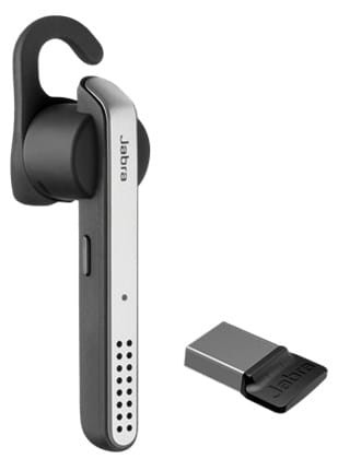 Jabra STEALTH UC MS guidance Control ENGLISH Blueooth Headset for Mobile phone and PC (via mini Dongle) - Certified for Microsoft - 1924061