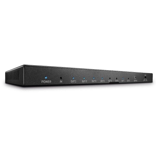 Splitter HDMI 2.0 LINDY 8 Port 18G czarny - 1924137