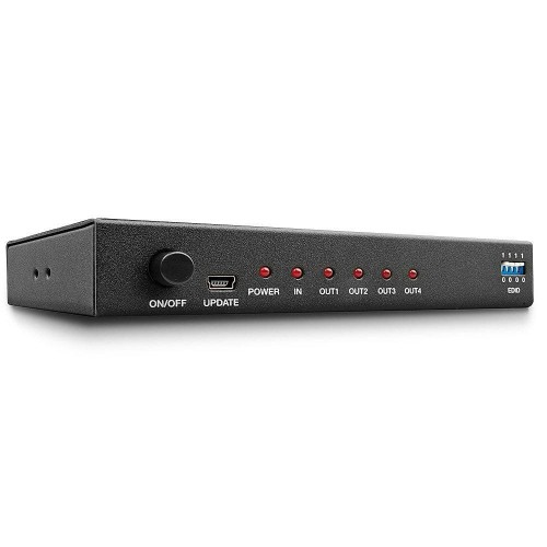Splitter HDMI 1.4 LINDY 4-portowy 10.2G czarny - 1924147