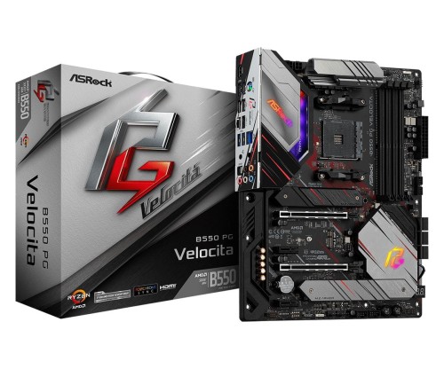 Asrock B550 PG Velocita Socket AM4 ATX AMD B550 - 1925169