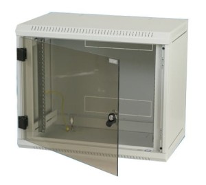 Triton 19" Rack Wall-mount 6U/500 glass door Szafa wisząca Szary