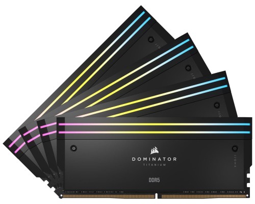 Corsair Dominator Titanium DDR5-6400, CL32, Intel XMP 3.0 - 64 GB Quad Kit, czarny - 1921657