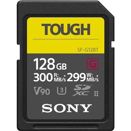 Sony | Wytrzymała karta pamięci | UHS-II | 128 GB | Złącze SDXC | Pamięć flash klasy 10 - 1921820
