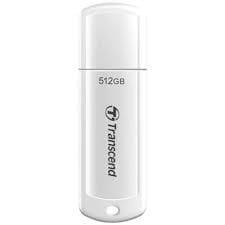 Transcend JetFlash 700/730 pamięć USB 512 GB USB Typu-A 3.2 Gen 1 (3.1 Gen 1) Czarny, Biały