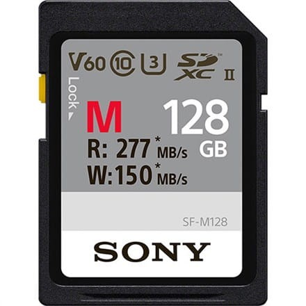 Karta pamięci Sony SD 128 GB SF-M Series UHS-II Pamięć flash Sony SDXC 128 GB klasy 10 - 1922020