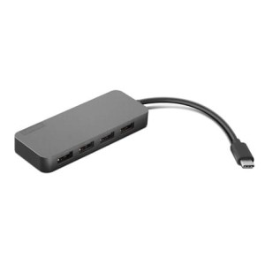 Lenovo 4X90X21427 huby i koncentratory USB 3.2 Gen 2 (3.1 Gen 2) Type-C 20000 Mbit/s Szary