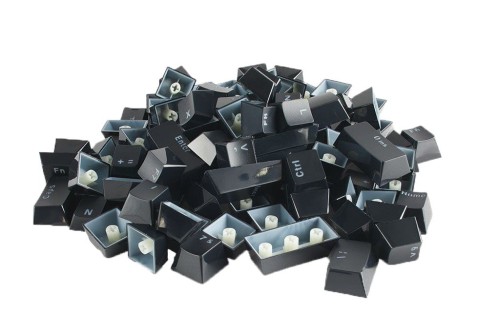Glorious ABS Keycaps - 105 szt., czarny, ISO, układ UK - 1922746