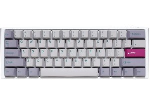 Ducky One 3 Mist Grey Mini Gaming Keyboard, RGB LED - MX-Red (US)