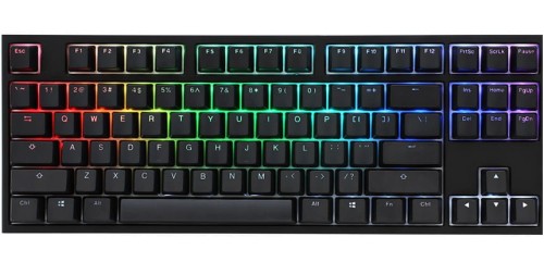 Ducky One 2 TKL PBT Gaming Tastatur, MX-Black, RGB LED - schwarz - 1922777