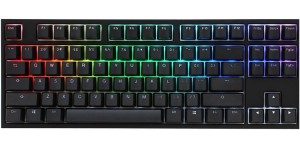 Ducky One 2 RGB TKL klawiatura Gaming USB Niemiecki Czarny