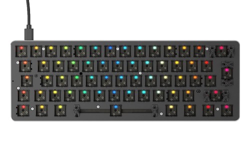 Klawiatura kompaktowa Glorious GMMK — Gateron Brown, układ amerykański - 1922864