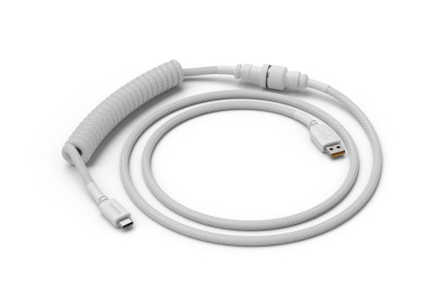 Glorious spiralny Ghost biały, USB-C na USB-A, 1.37m - biały - 1922867