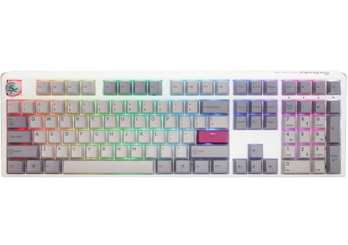 Ducky One 3 Mist Grey Gaming Tastatur, RGB LED - MX-Ergo-Clear (US) - 1922961