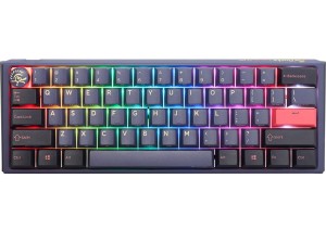 Ducky One 3 Cosmic Blue Mini Gaming Keyboard, RGB LED - MX-Brown (US)