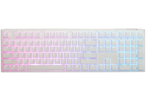 Ducky One 3 Aura White Gaming Tastatur, RGB LED - Gateron Baby Kangaroo (US) - 1923033