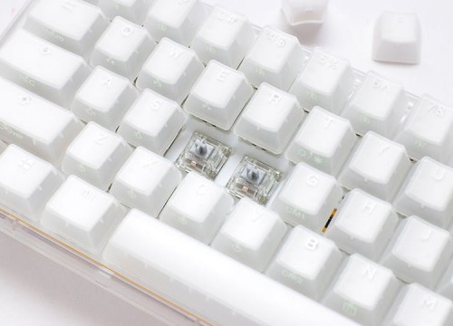 Ducky One 3 Aura White TKL Gaming Tastatur, RGB LED - MX-Brown (US) - 1923038
