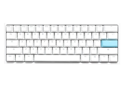 Ducky One 2 Mini Gaming Keyboard, MX Brown, RGB-LED, White - 1923082