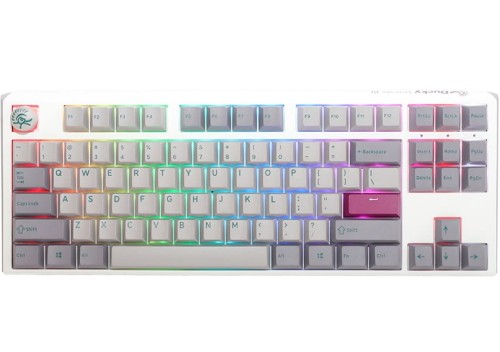 Ducky One 3 Mist Grey TKL Gaming Tastatur, RGB LED - MX-Speed-Silver - 1923140
